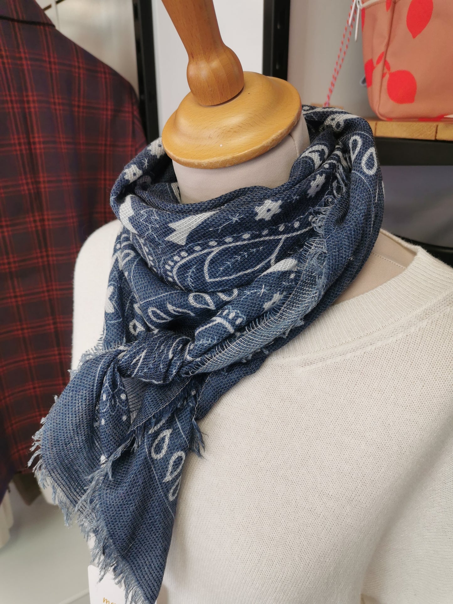 Foulard bandana NAVY - Marie Île de Ré