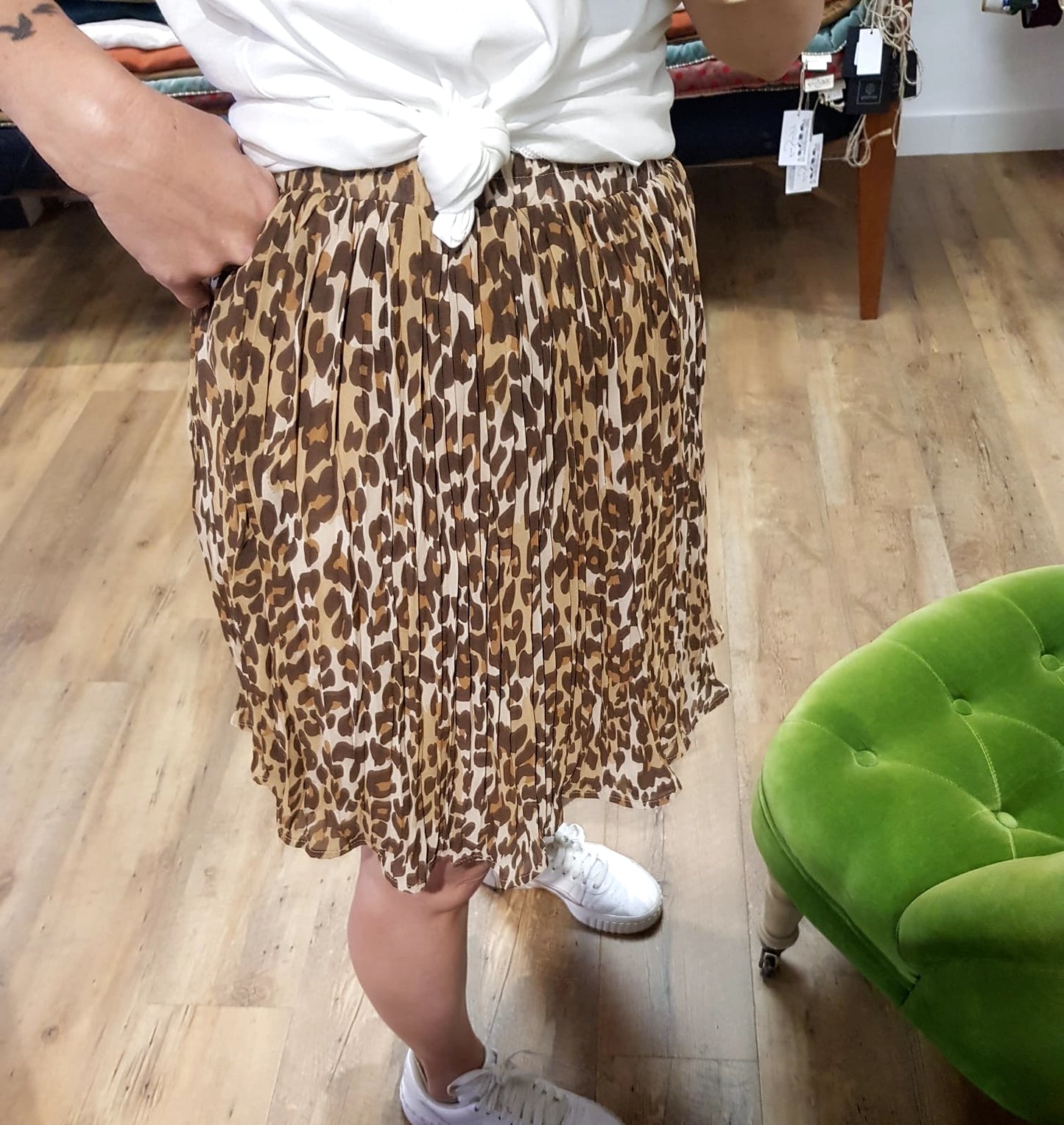 Jupe BLACK LEO - Vireneta