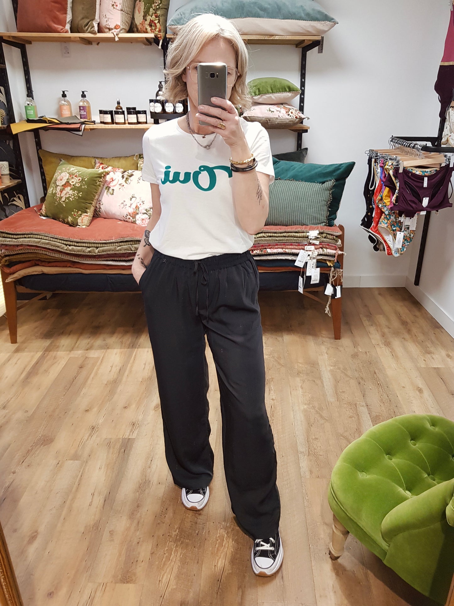 Tee-shirt CLOUD DANCER GREEN - Ihcamino
