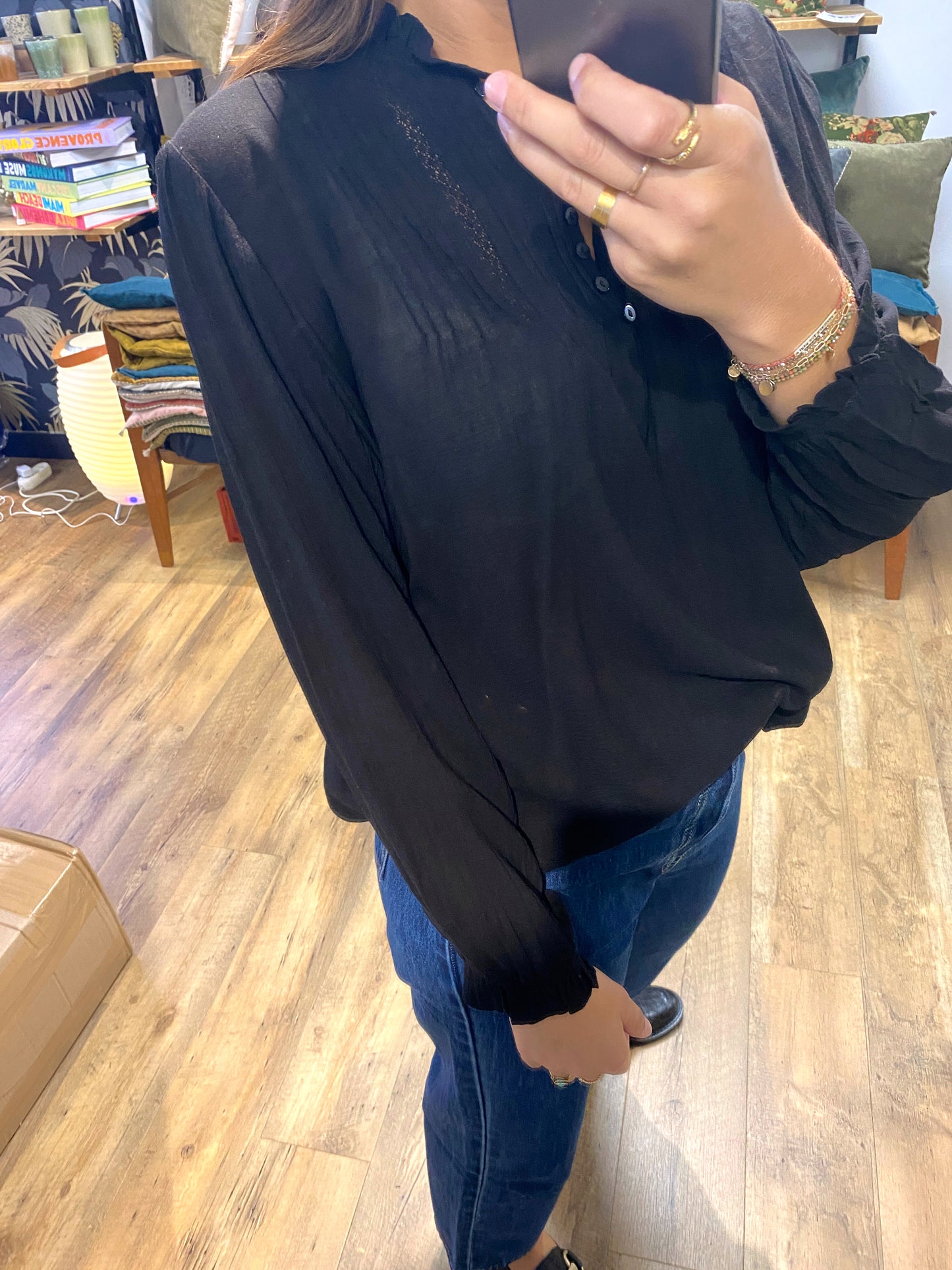 Blouse BLACK - HERMANCE
