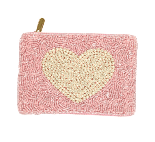 Porte-monnaie COEUR ROSE