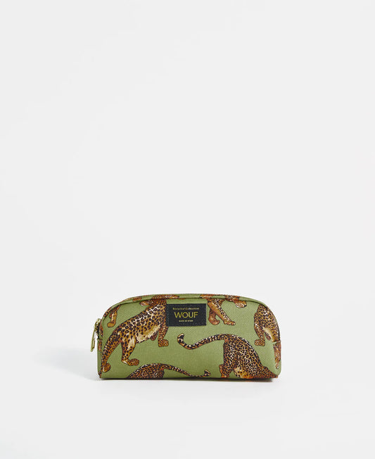 Trousse de toilette OLIVE LEOPARD - WOUF