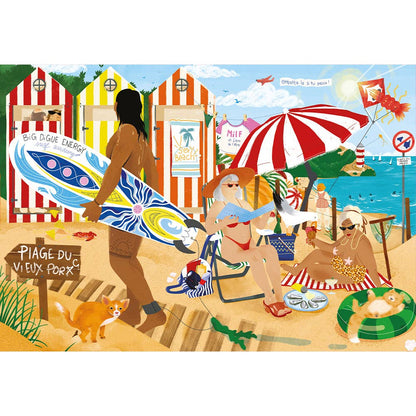 Puzzle 1000 Pièces - Marie-Chantal à la Plage