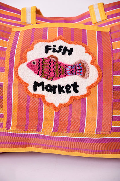 Grand Cabas Canvas - ORANGE FISH MARKET