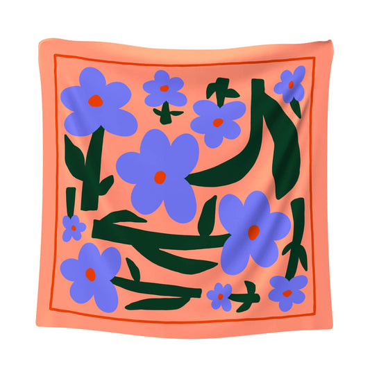 Foulard CORAIL - LES FLEURS
