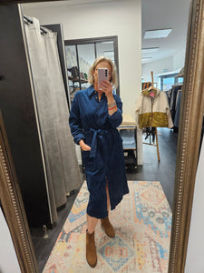 Robe BLEU MARINE - Aiko