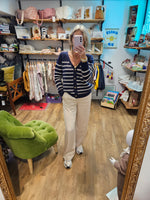 Charger l&#39;image dans la galerie, Cardigan NAVY - Alecia
