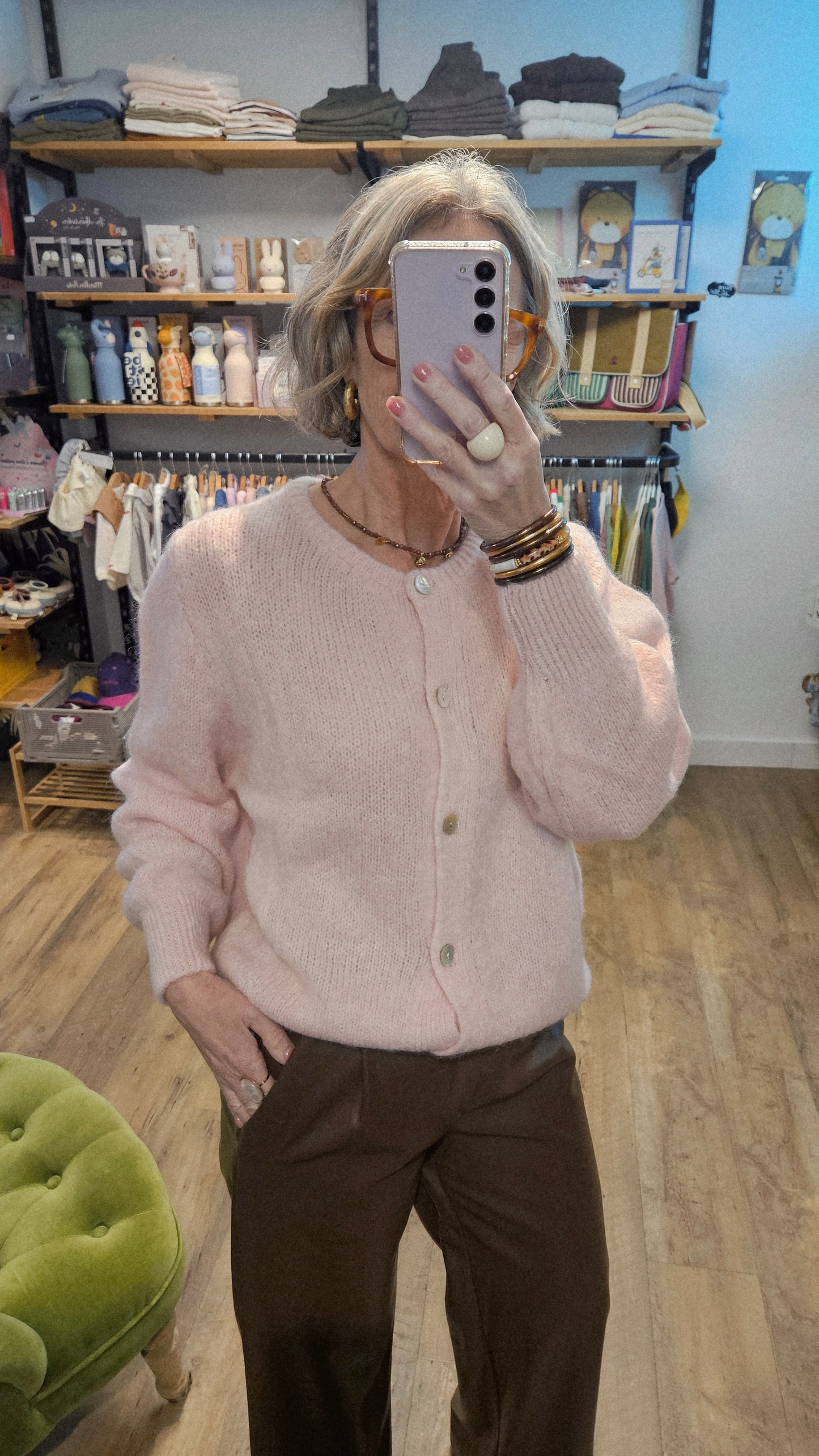 Gilet POUDRÉ - Suzanne