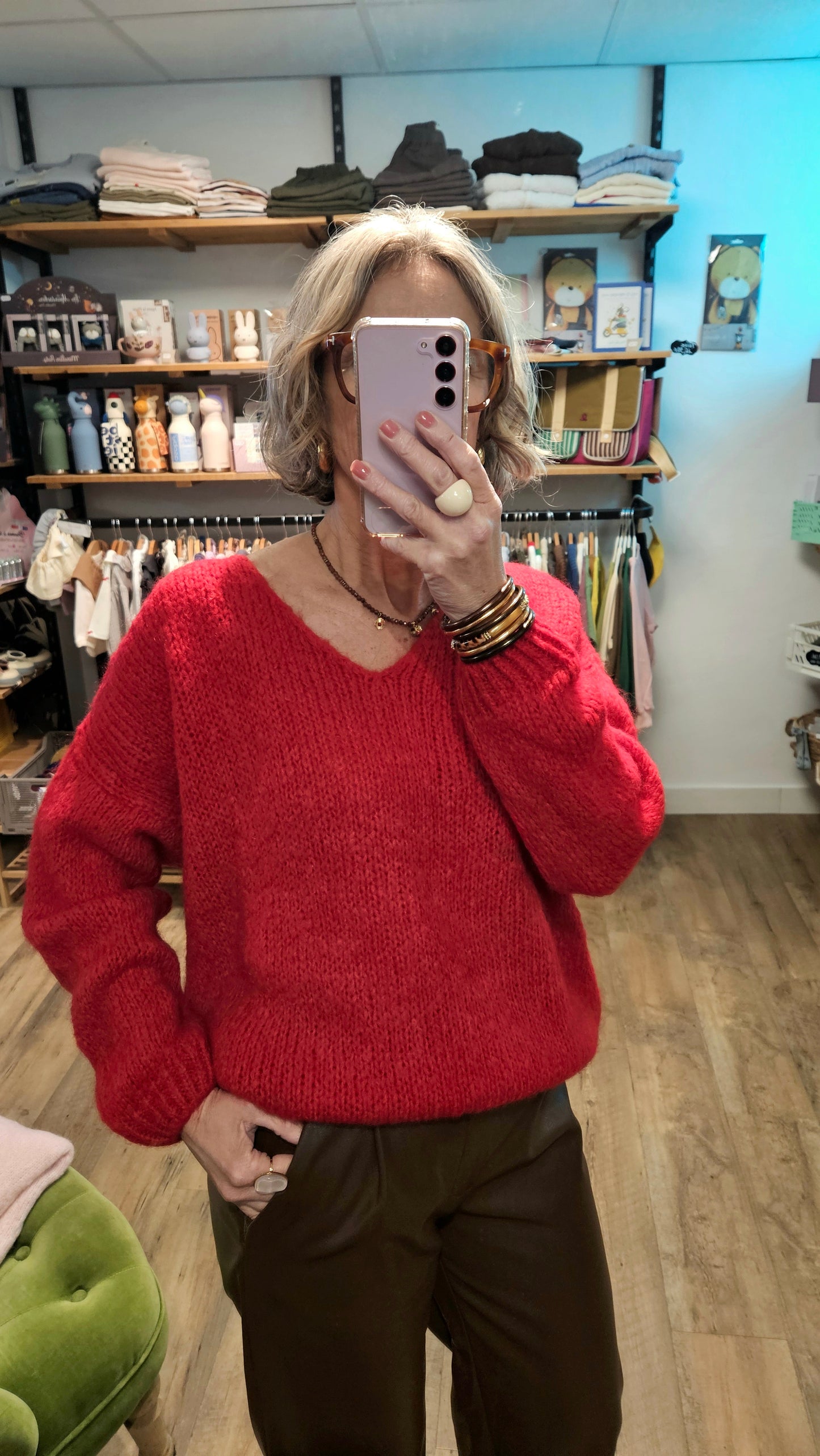 Pull CERISE - Rosalie