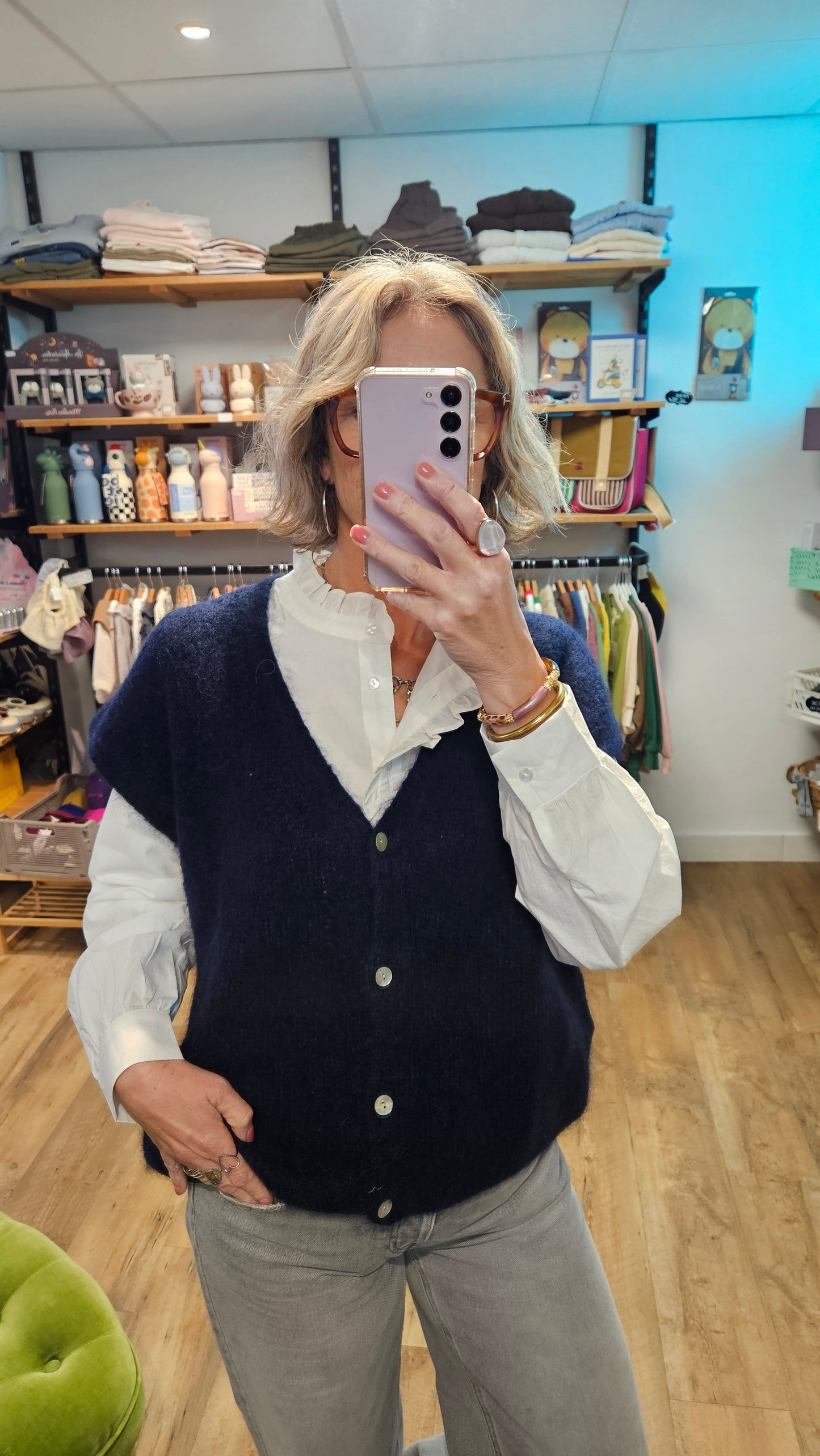 Gilet NAVY - Madeleine