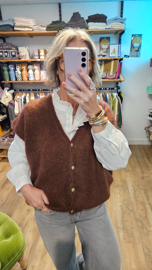 Gilet BRUN - Madeleine