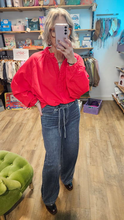 Chemise ROUGE - Flamenca
