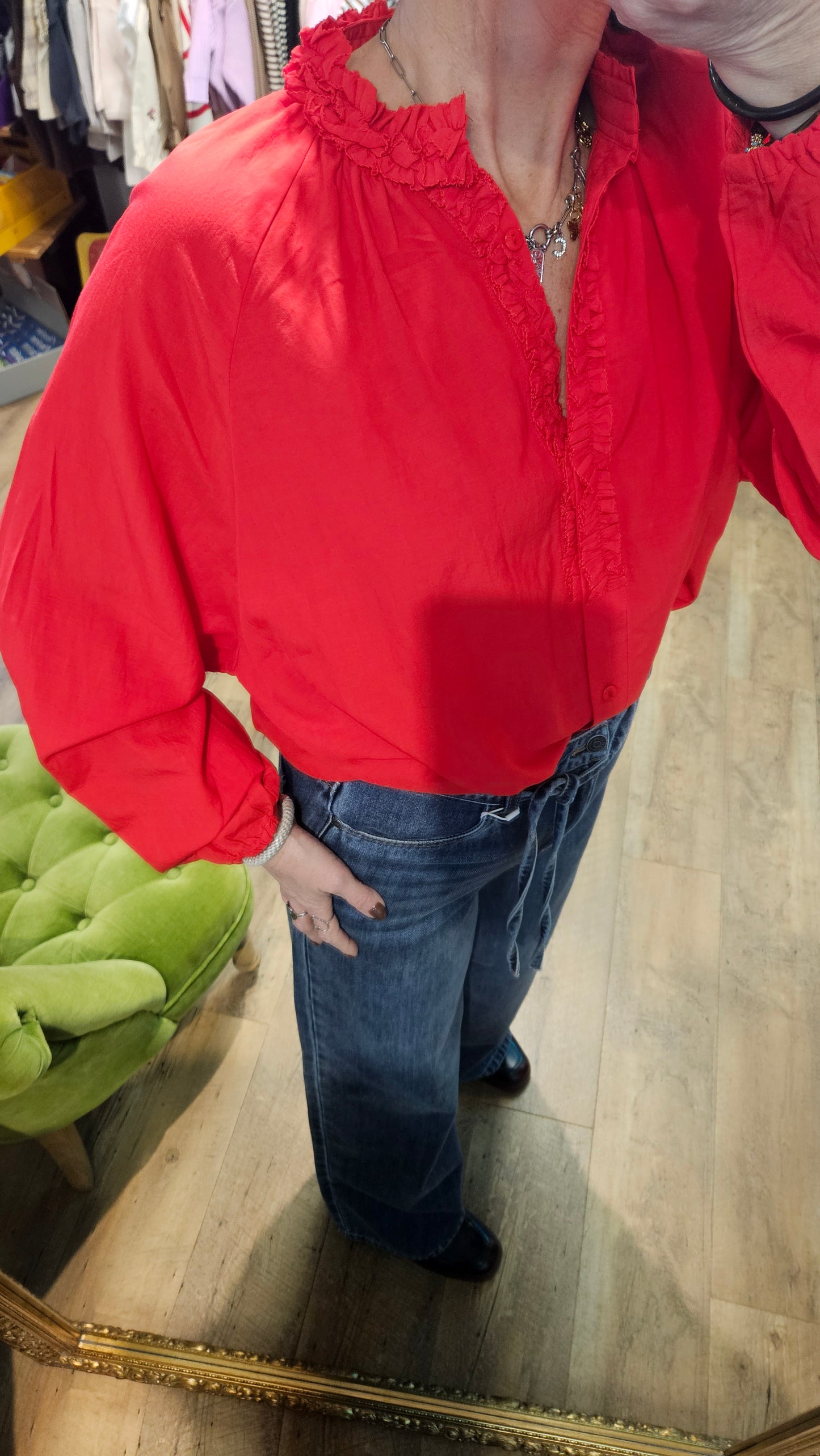 Chemise ROUGE - Flamenca
