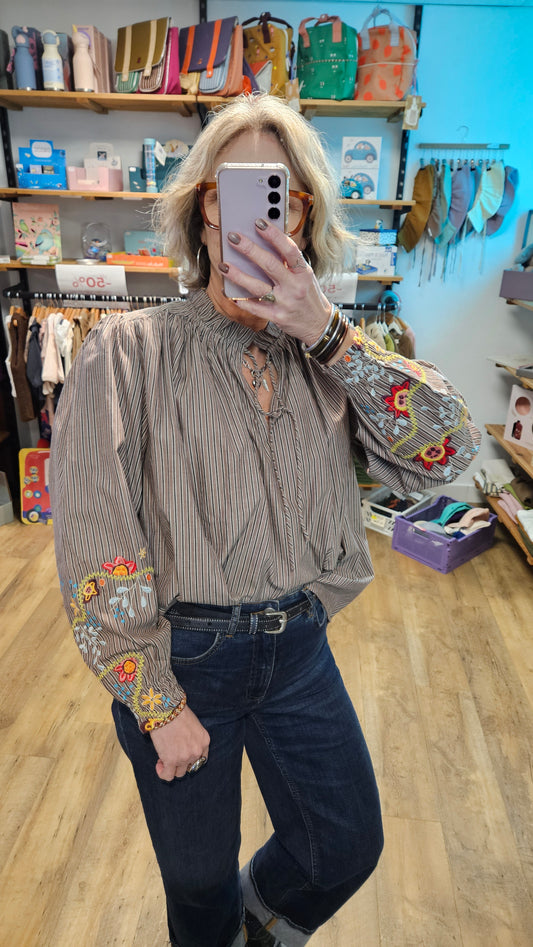 Chemise RAYURE CHOCO - Dane