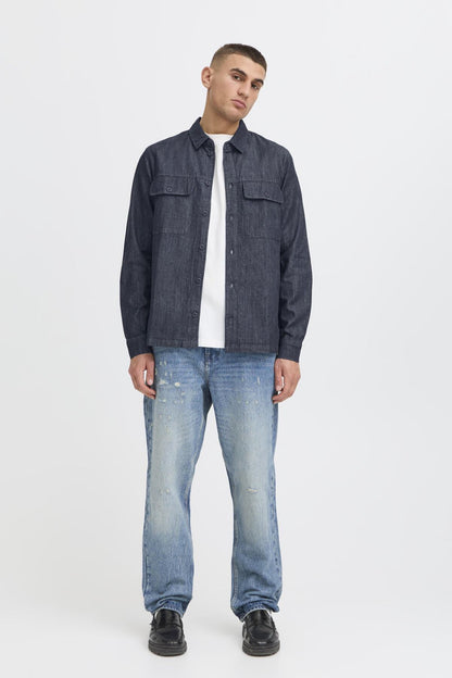 Chemise MIDDLE BLUE DENIM - SDROGUE