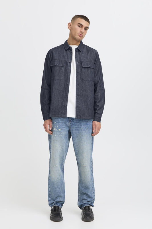 Chemise MIDDLE BLUE DENIM - SDROGUE