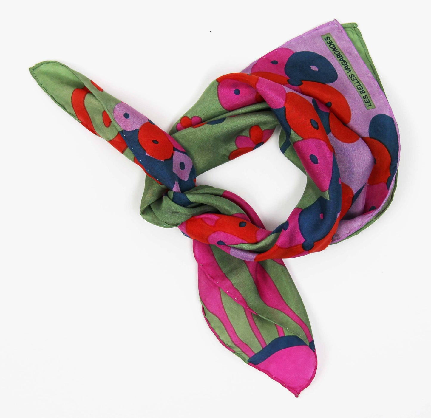 Foulard VERT - Mini Sakura
