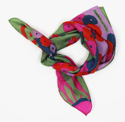 Foulard VERT - Mini Sakura