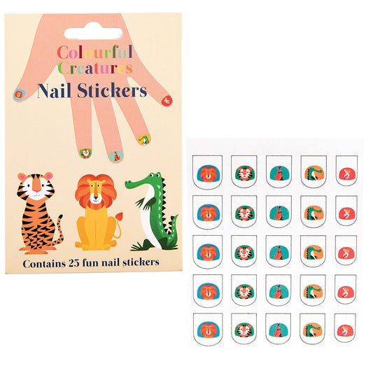 Autocollants ONGLES - Colourful Creatures