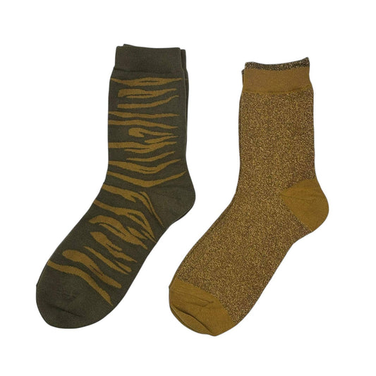 Duo de boîtes de chaussettes Ivy Savannah & Tokyo olive