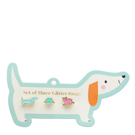 Bagues scintillantes - Chien