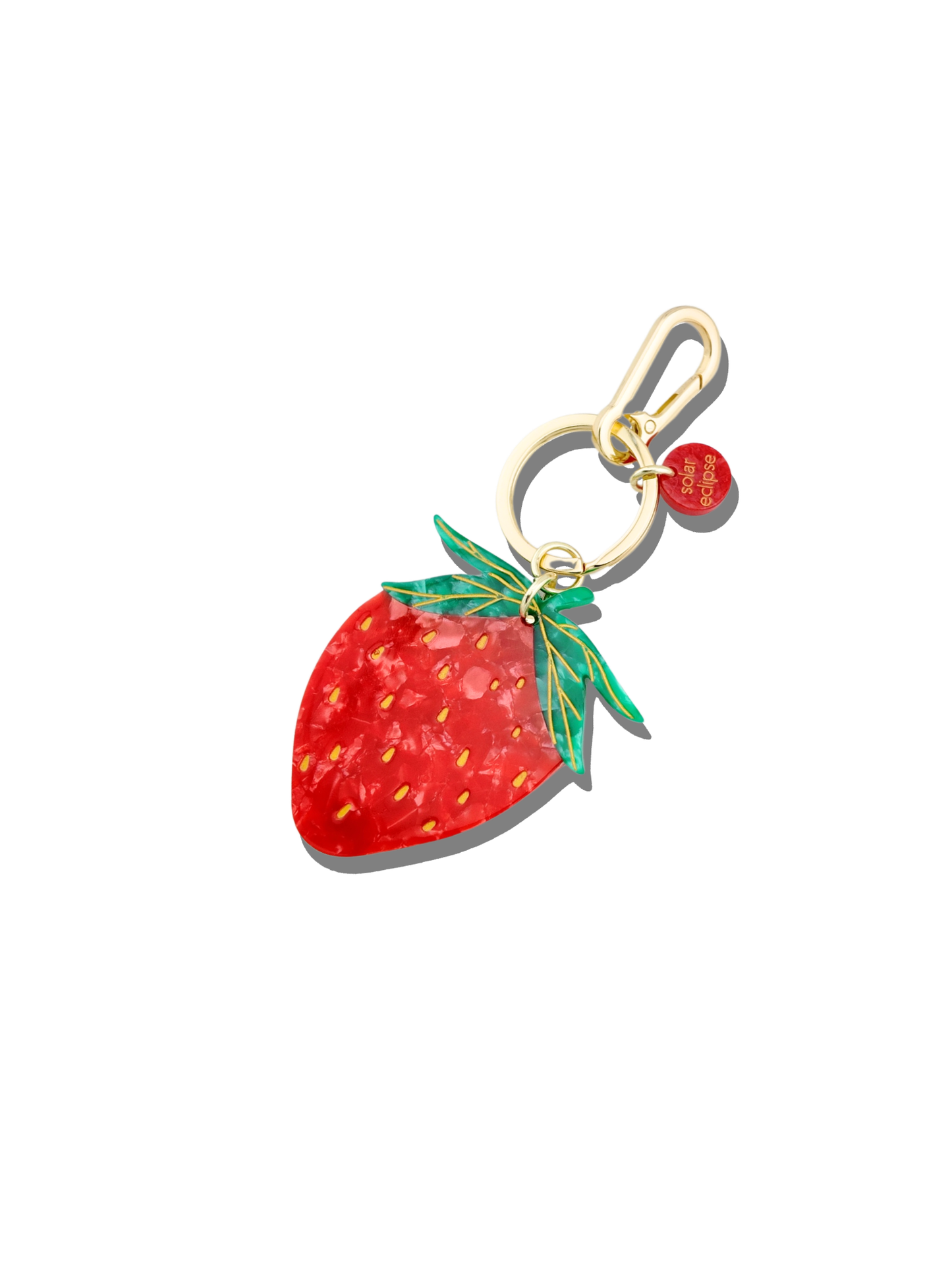 Porte-clés + Charme de Sac Fraise | Solar Eclipse