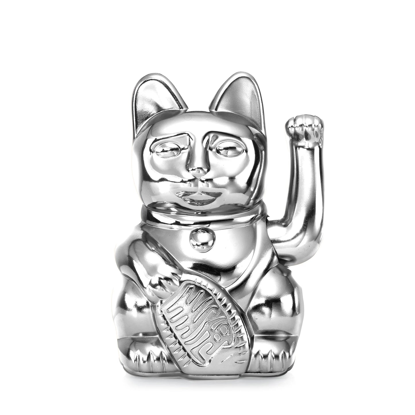 Lucky cat - SHINY SILVER