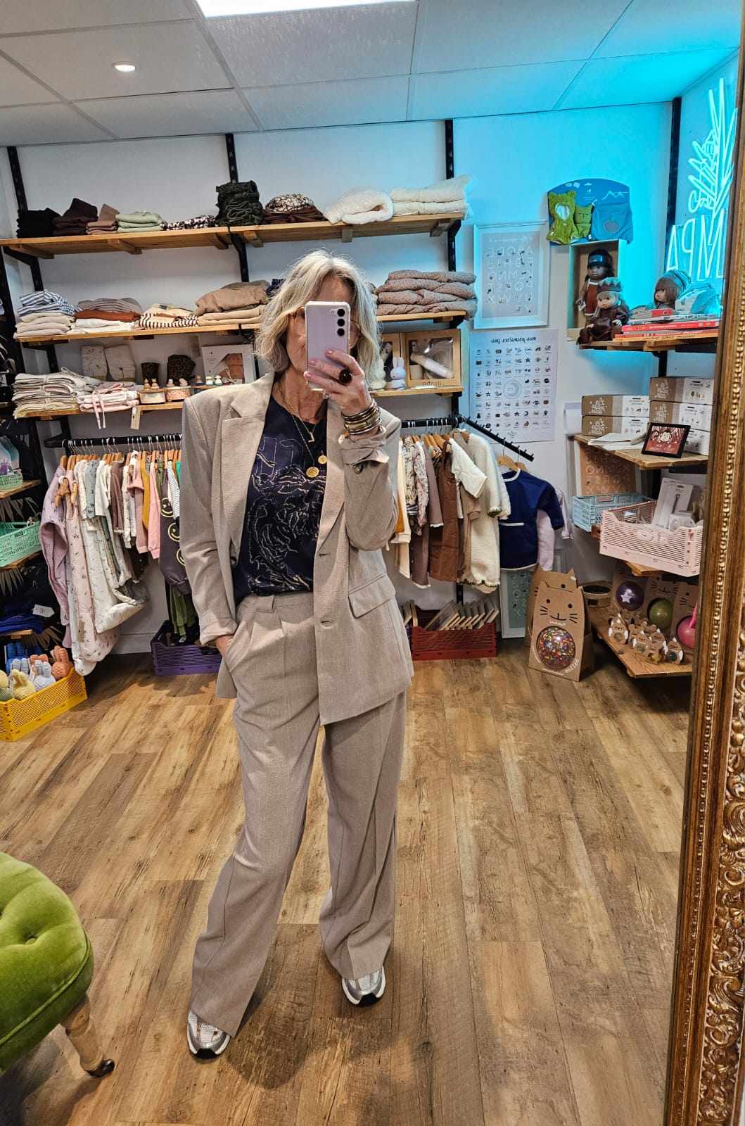 Pantalon TAN MÉLANGE -Ihtannie