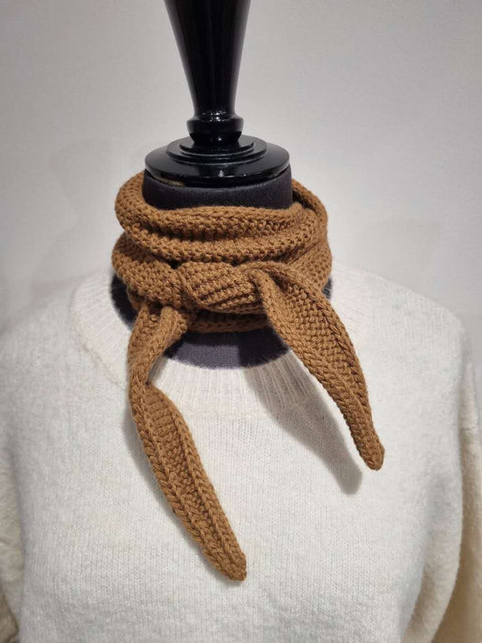 Sophie scarf MARRON/CAMEL