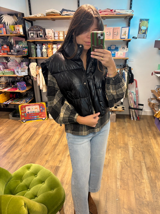 Veste sans manche NOIR - Trendy