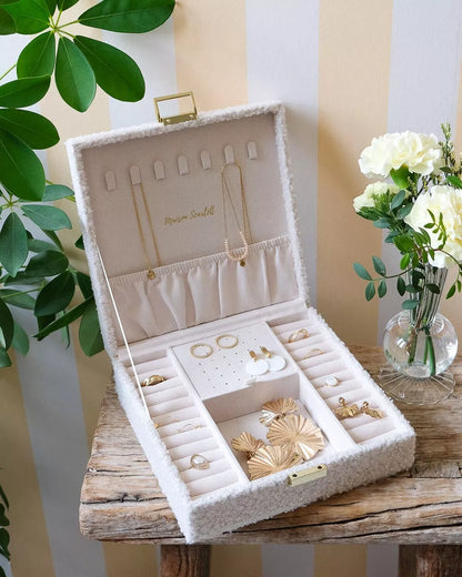 Boîte à bijoux ANNE - BLANC