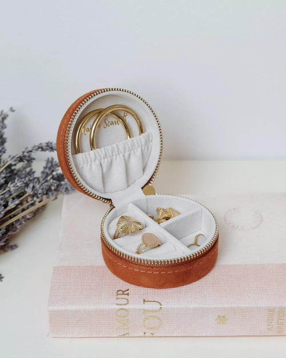 Boîte à bijoux YVONNE - CAMEL