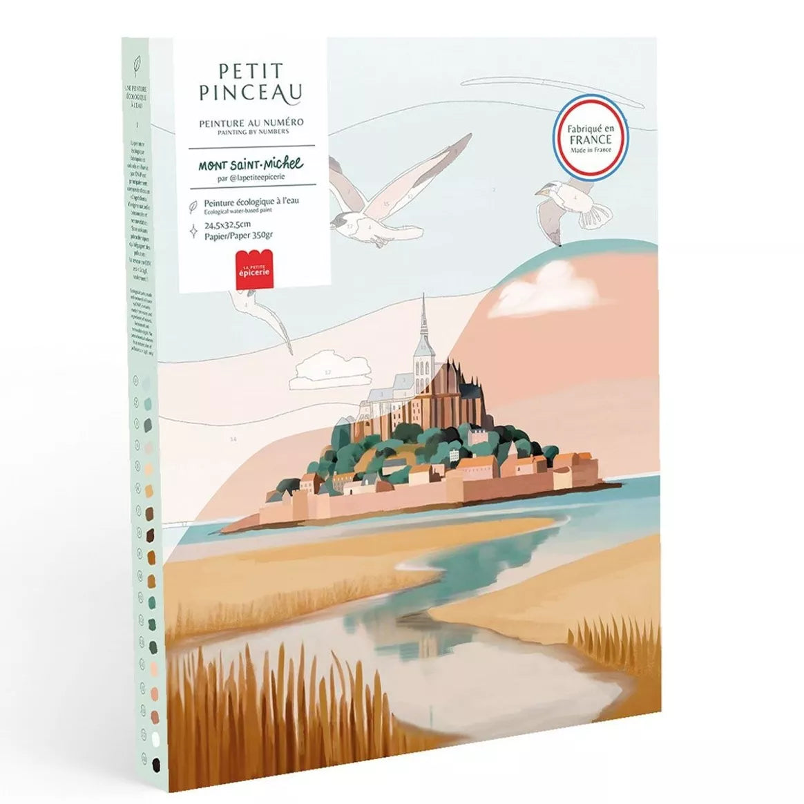 Coffret peinture au numéro - Mont Saint-Michel par La Petite Epicerie