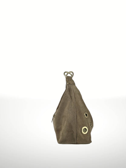 Sac en cuir suédé LIE DE VIN- Genesis
