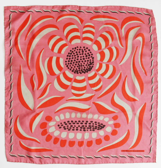 Foulard Forget me not - Rose