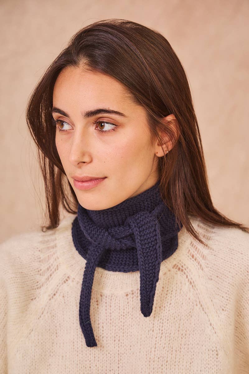 Sophie scarf BLEU MARINE