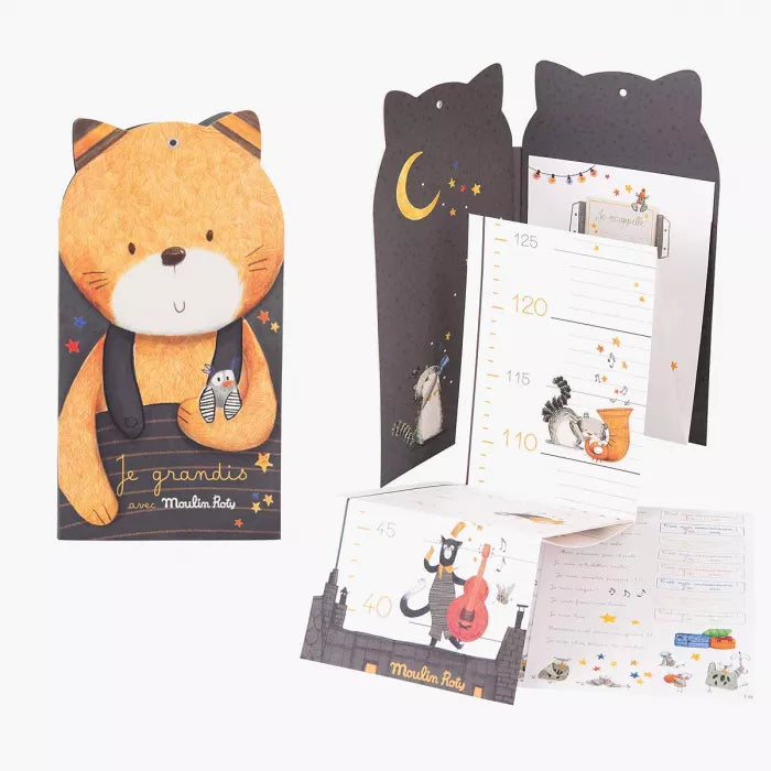 Toise carnet Les Moustaches - Moulin Roty