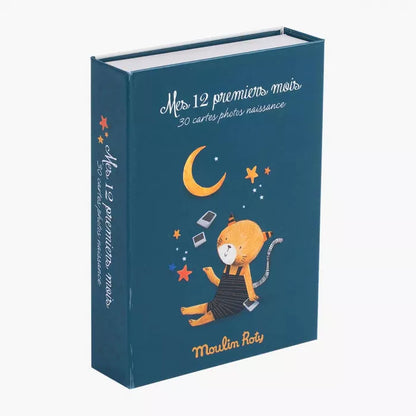 Cartes Mes 12 premiers mois Les Moustaches - Moulin Roty