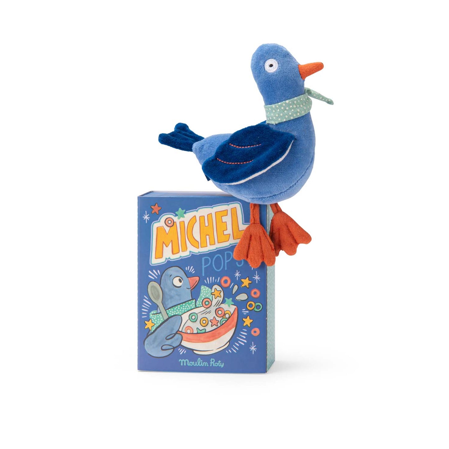 Poupée Hochet Pigeon Michel - Puce et Pilou