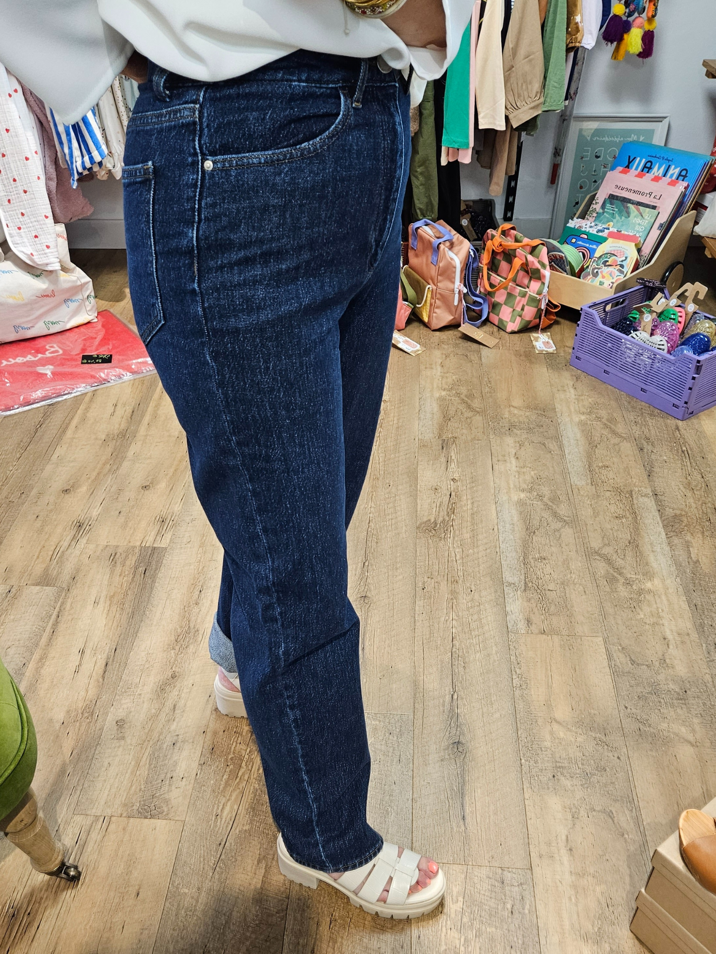 Jean DARK BLUE DENIM - Vikelly