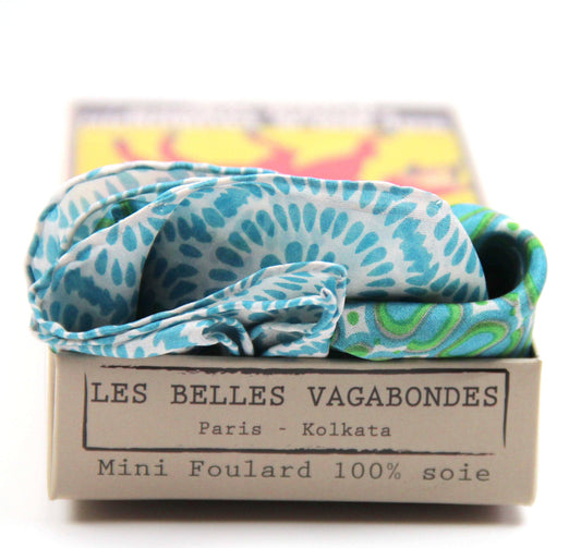Foulard TURQUOISE - Mini Tempo