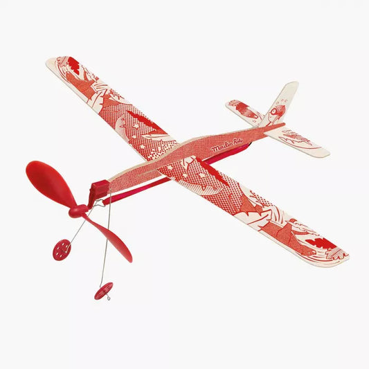 Avion à élastique - Moulin Roty