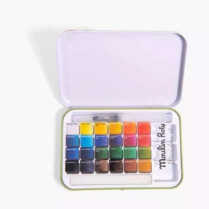 La boîte aquarelle Le Jardin du Moulin - Moulin Roty