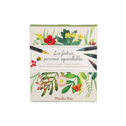 12 feutres aquarelle Le Jardin du Moulin - Moulin Roty