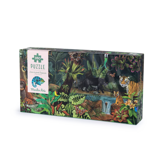 Puzzle Dans la forêt tropicale 350pcs - Moulin Roty