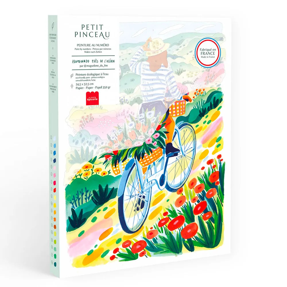 Coffret peinture au numéro - Promenade près de l'Océan