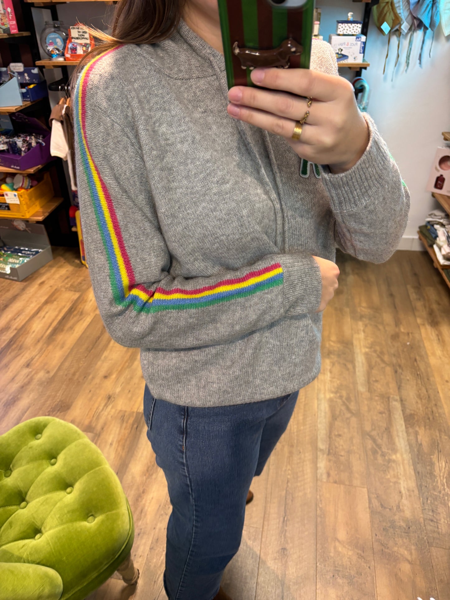 Pull GRIS CHINE - Mariela