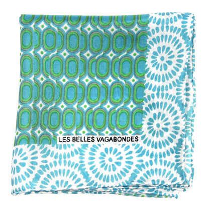 Foulard TURQUOISE - Mini Tempo