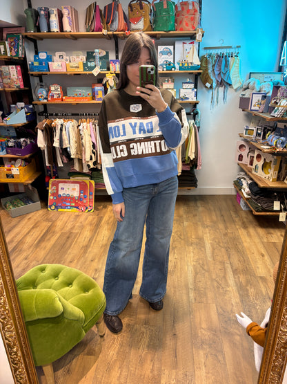 Tee shirt CHOCOLAT ET BLEU - Flow