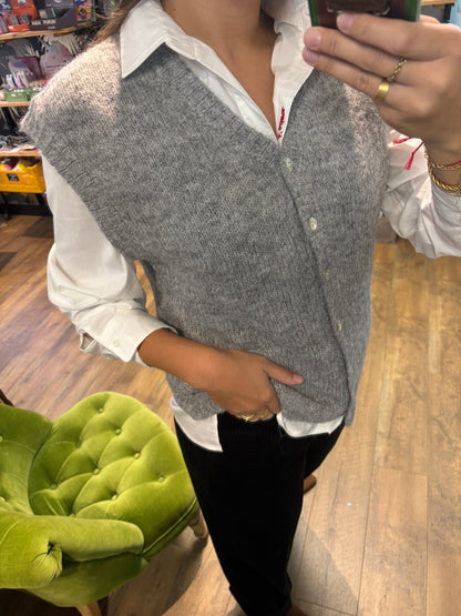 Gilet LIGHT GREY - Ihbelablue